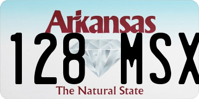 AR license plate 128MSX