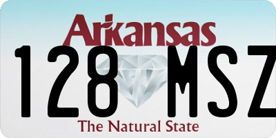 AR license plate 128MSZ