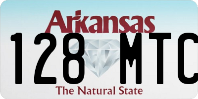 AR license plate 128MTC