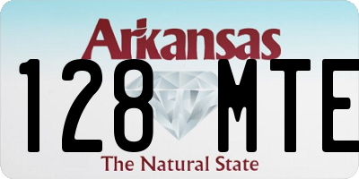 AR license plate 128MTE