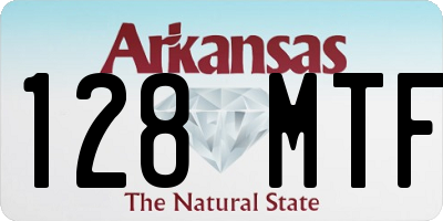AR license plate 128MTF