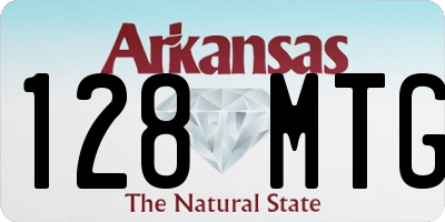 AR license plate 128MTG
