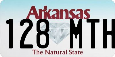 AR license plate 128MTH