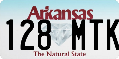 AR license plate 128MTK