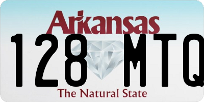 AR license plate 128MTQ