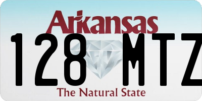 AR license plate 128MTZ