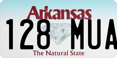 AR license plate 128MUA