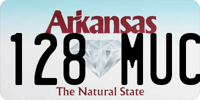 AR license plate 128MUC