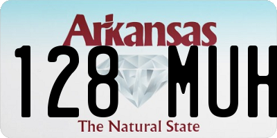 AR license plate 128MUH