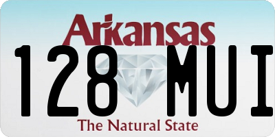 AR license plate 128MUI