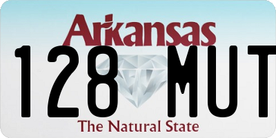 AR license plate 128MUT