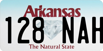 AR license plate 128NAH