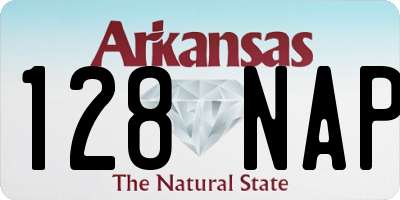 AR license plate 128NAP