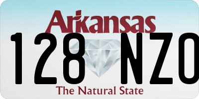 AR license plate 128NZO