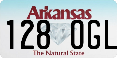 AR license plate 128OGL
