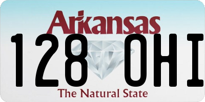 AR license plate 128OHI