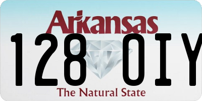 AR license plate 128OIY