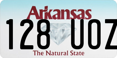 AR license plate 128UOZ