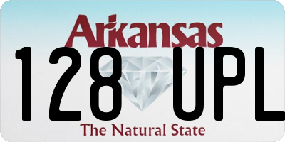 AR license plate 128UPL