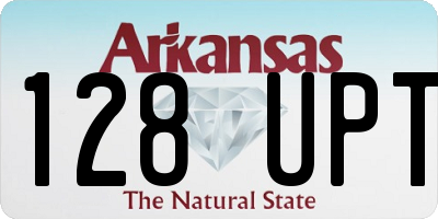 AR license plate 128UPT