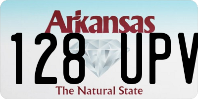 AR license plate 128UPV
