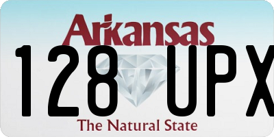 AR license plate 128UPX