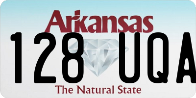 AR license plate 128UQA