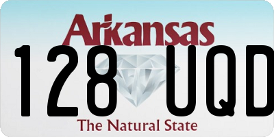 AR license plate 128UQD