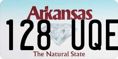 AR license plate 128UQE