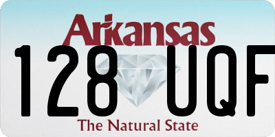 AR license plate 128UQF
