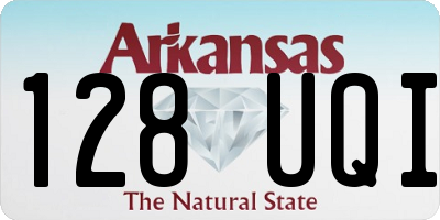AR license plate 128UQI