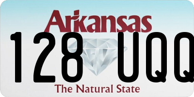 AR license plate 128UQQ