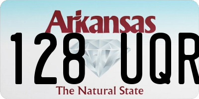 AR license plate 128UQR