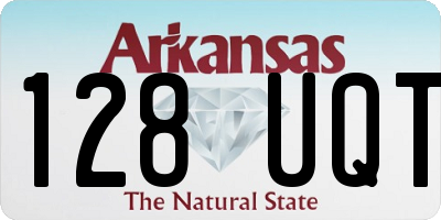 AR license plate 128UQT