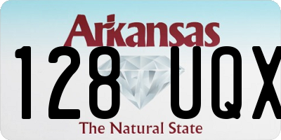 AR license plate 128UQX