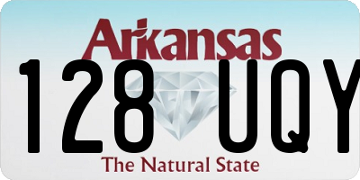 AR license plate 128UQY