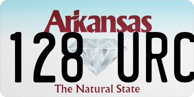 AR license plate 128URC