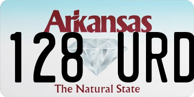 AR license plate 128URD