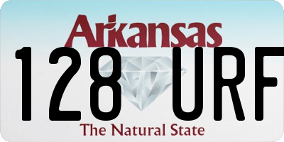 AR license plate 128URF