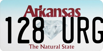AR license plate 128URG