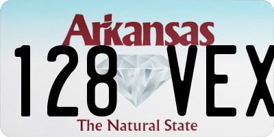 AR license plate 128VEX