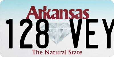 AR license plate 128VEY