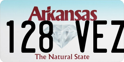 AR license plate 128VEZ