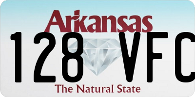 AR license plate 128VFC