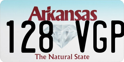 AR license plate 128VGP