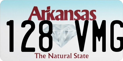 AR license plate 128VMG