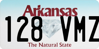 AR license plate 128VMZ