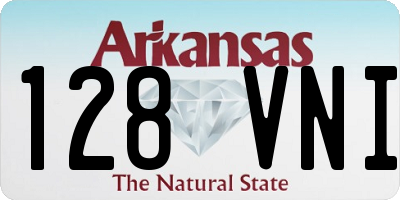 AR license plate 128VNI