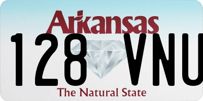 AR license plate 128VNU