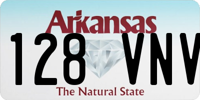 AR license plate 128VNV